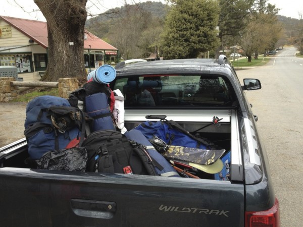 Packed & heading up the Mountain