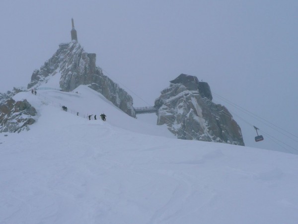 Skis On, l'Aiguille du Midi, Chamonix, France