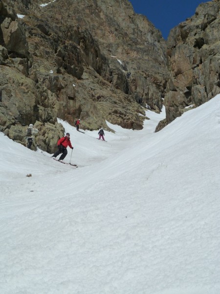 In the couloir