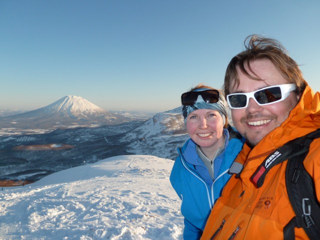 Nicole and Richard at the Summit with Yotei