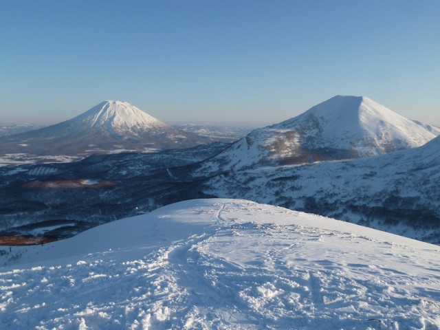 Annupuri and Yotei from the Summit