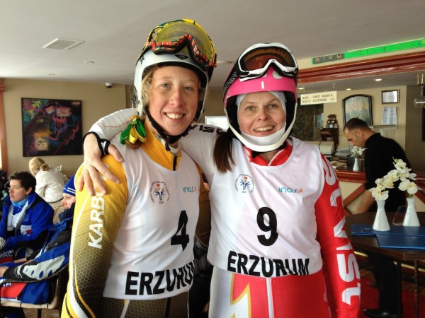 First Placed Nicole Harris and Second Placed Heidi Mackowitz from Austria