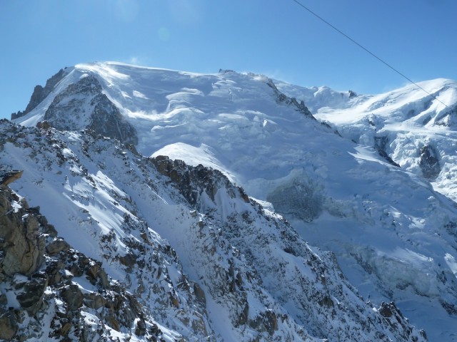 Mont Blanc du Tacul from Glacier Rond