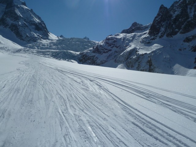 Seracs du Geant from Mer de Glace