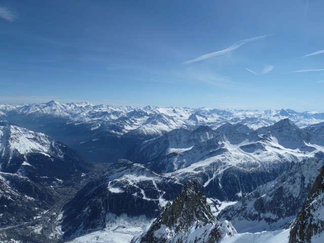 View from Lunch (Courmayeur, Vanoise)