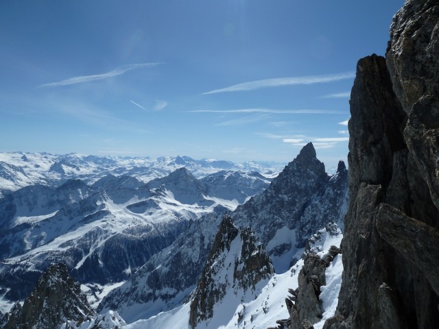 View from Lunch (Aiguille Noire, Barre des Ecrins)