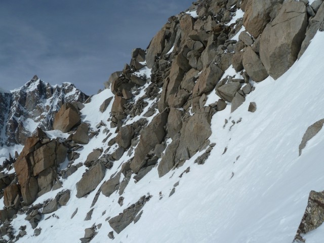 Top of the SE Couloir of the Tour Ronde