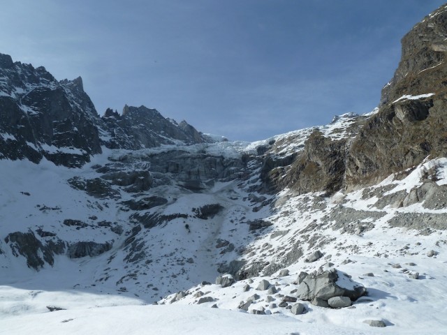 The Icefall. Scary place to be.