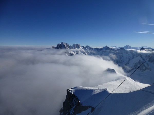 Arete above the clouds