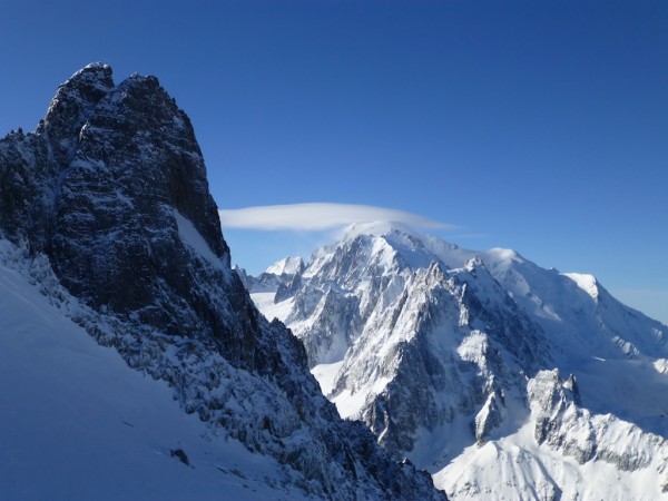 Lenticular Cloud over Mont Blanc from Grands Montets
