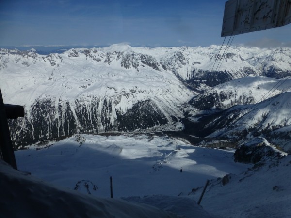 From the top of Grands Montets
