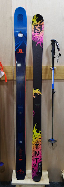 Salomon MTN Explore and TNT Skis