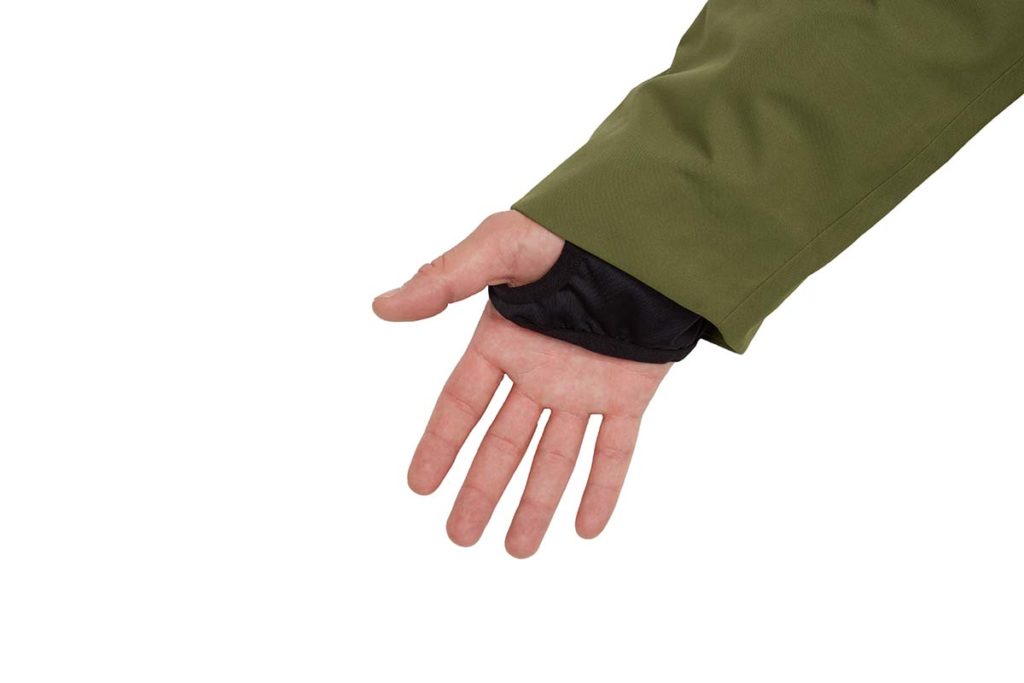 Ski Jacket Features - Wrist Gaiters